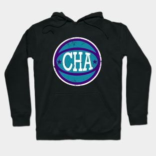 Charlotte Retro Ball - Teal Hoodie